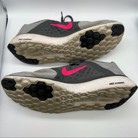 Nike FS Lite Run 3 Gray Sneaker Running Shoes - Picture 6 of 11